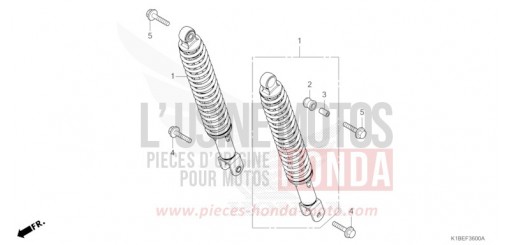 REAR CUSHION NSS350AS de 2025